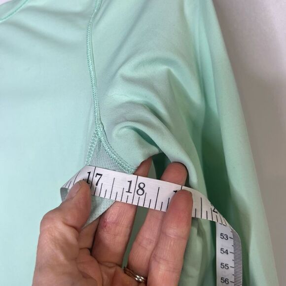 🍋Lululemon Run: Warm Up Crew Fresh Teal Mint Green size 4 - Picture 11 of 14